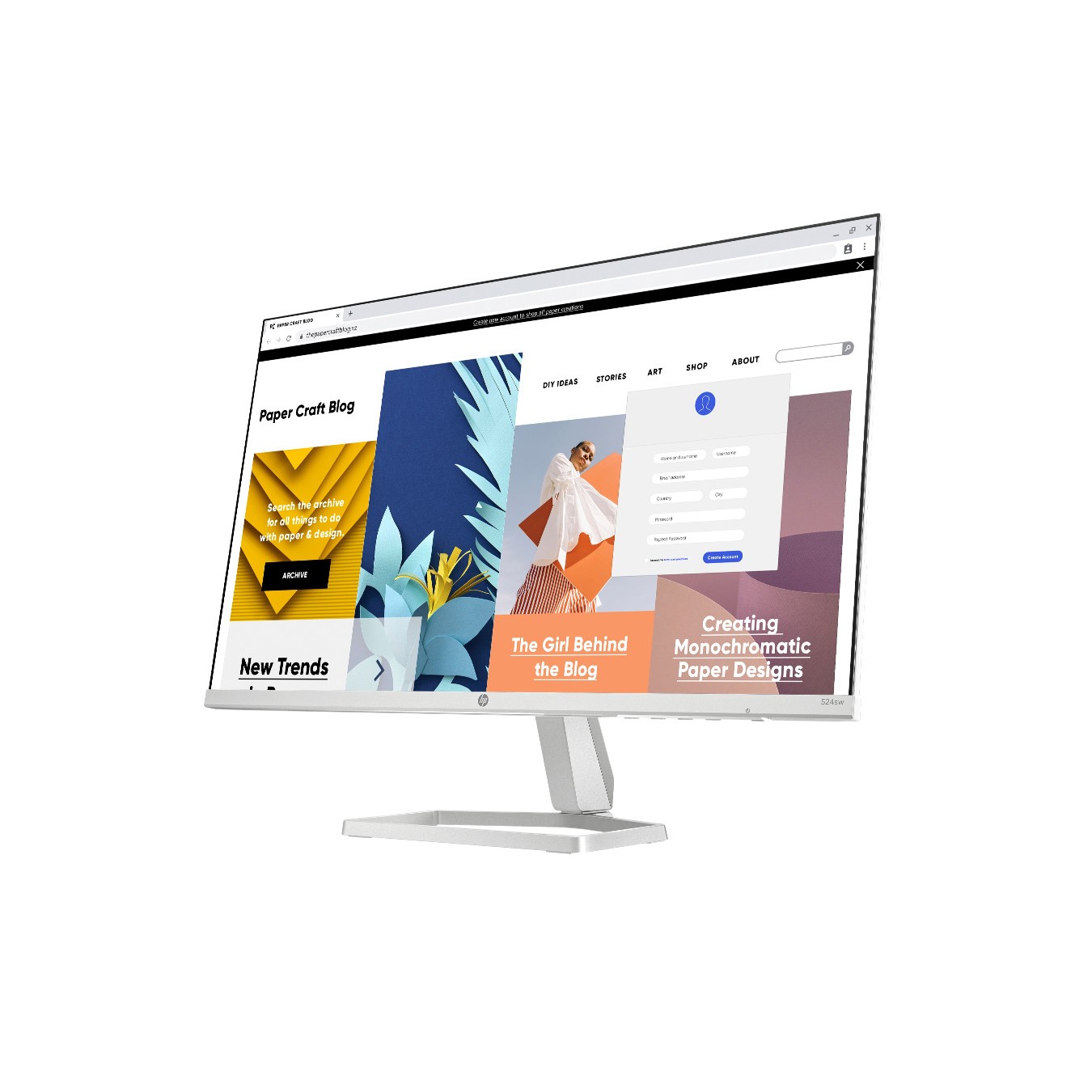 HP Series 5 524sw 23.8-inch FHD Monitor – 1920x1080 100Hz | Armenius Store