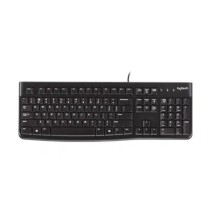 Logitech Greek QWERTY Full-Size Low-Profile Keyboard – Wired USB | Armenius Store