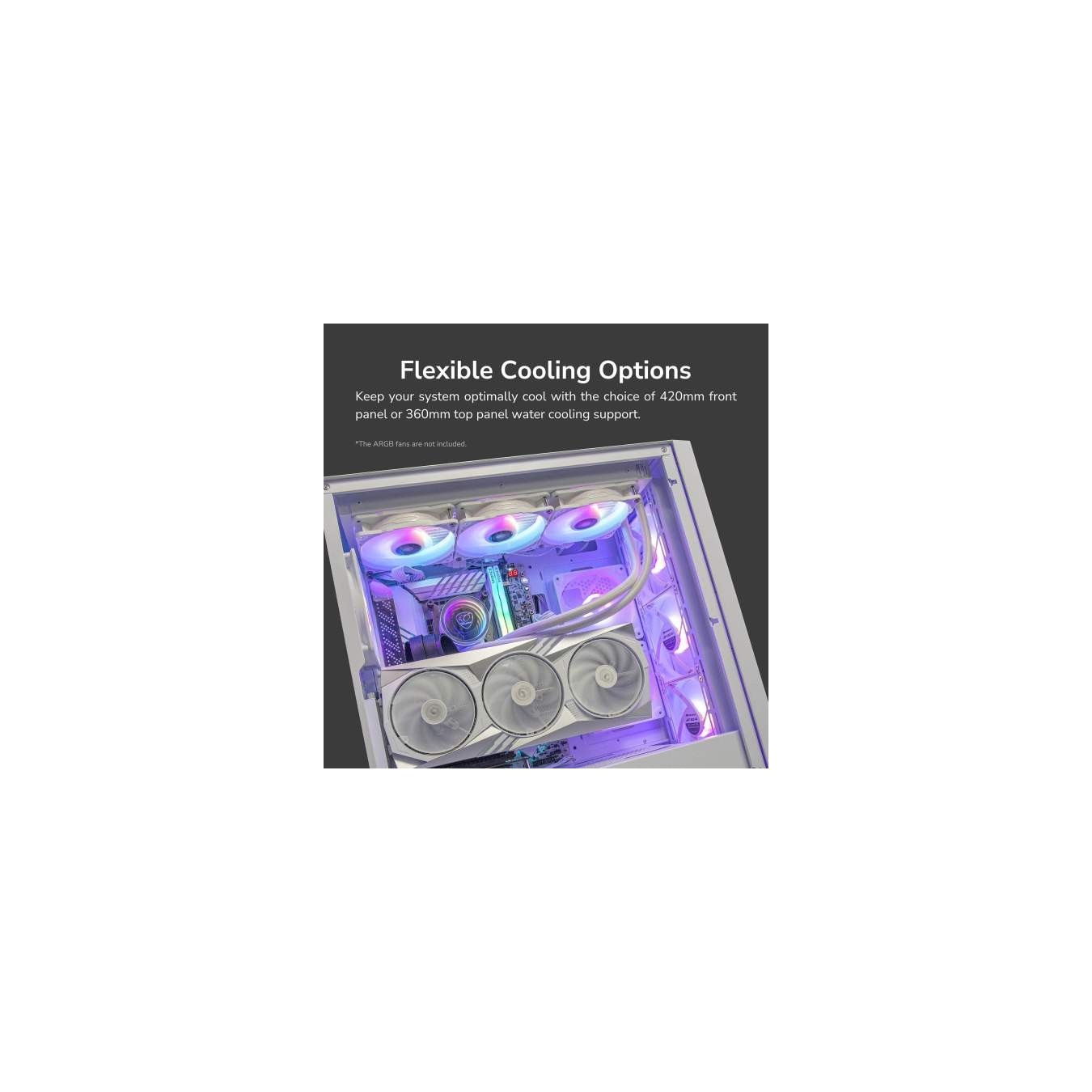 Cougar Uniface RGB Mid Tower Case – 400mm GPU, 180mm CPU | Armenius Store