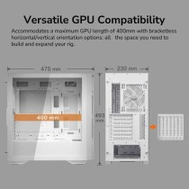 Cougar Uniface RGB Mid Tower Case – 400mm GPU, 180mm CPU | Armenius Store