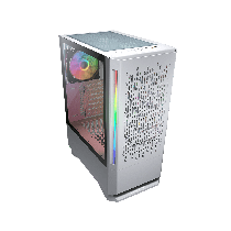 Cougar MX430 Air RGB Mid Tower ATX Case – Tempered Glass White | Armenius Store