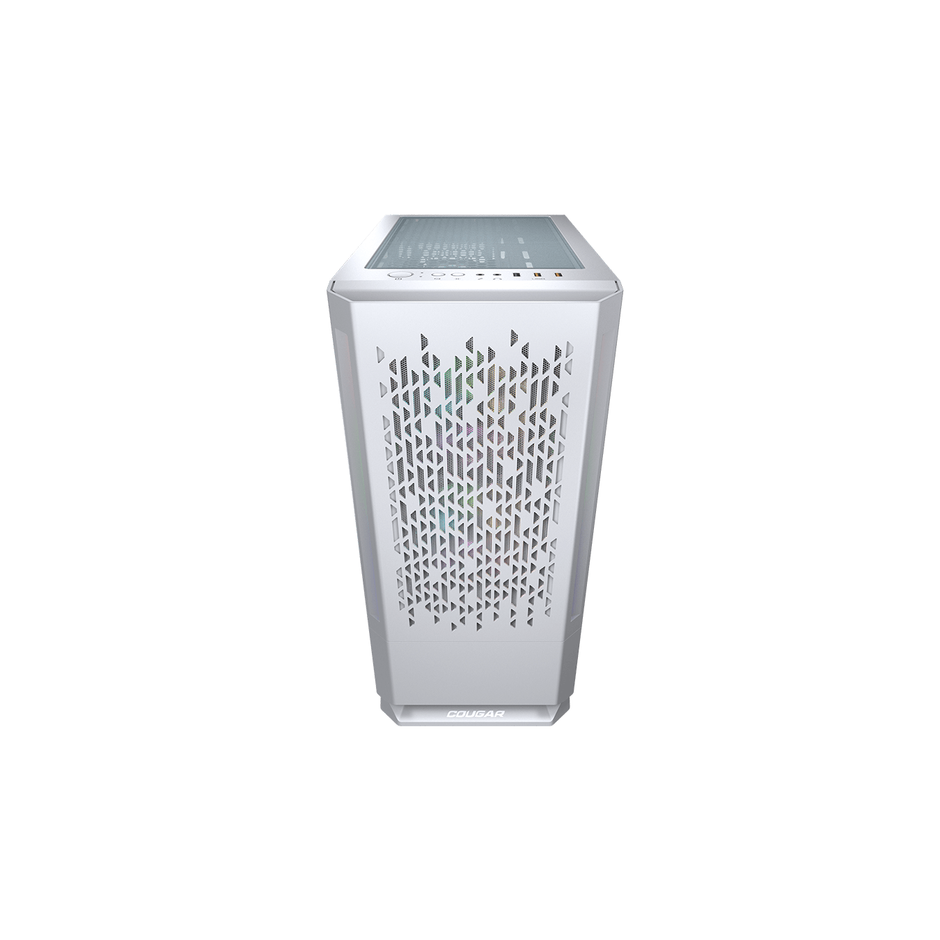 Cougar MX430 Air RGB Mid Tower ATX Case – Tempered Glass White | Armenius Store