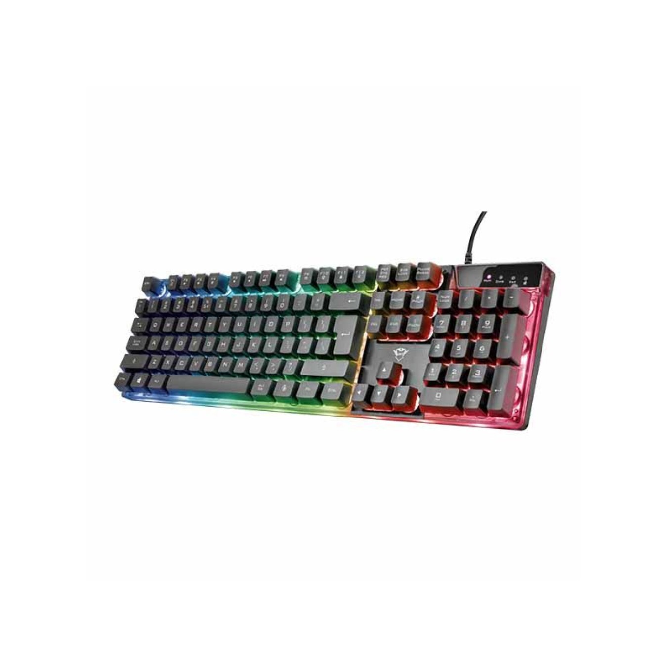 Trust GXT 835 Azor - Full Size GR Gaming Keyboard - Membrane RGB | Armenius Store