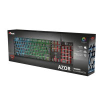 Trust GXT 835 Azor - Full Size GR Gaming Keyboard - Membrane RGB | Armenius Store