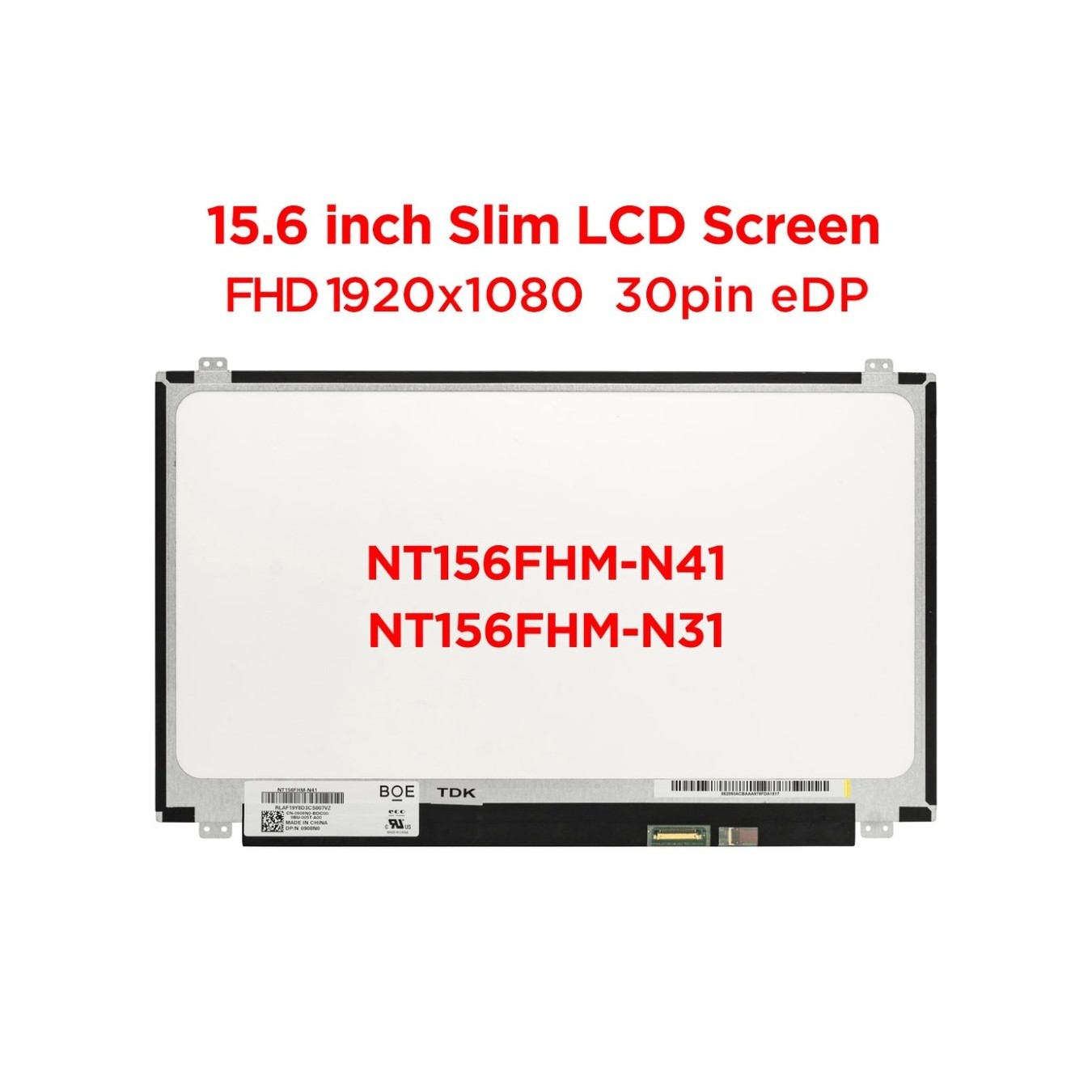 BOE NT156FHM-N41 - 15.6-inch FHD Laptop LCD Panel | Armenius Store