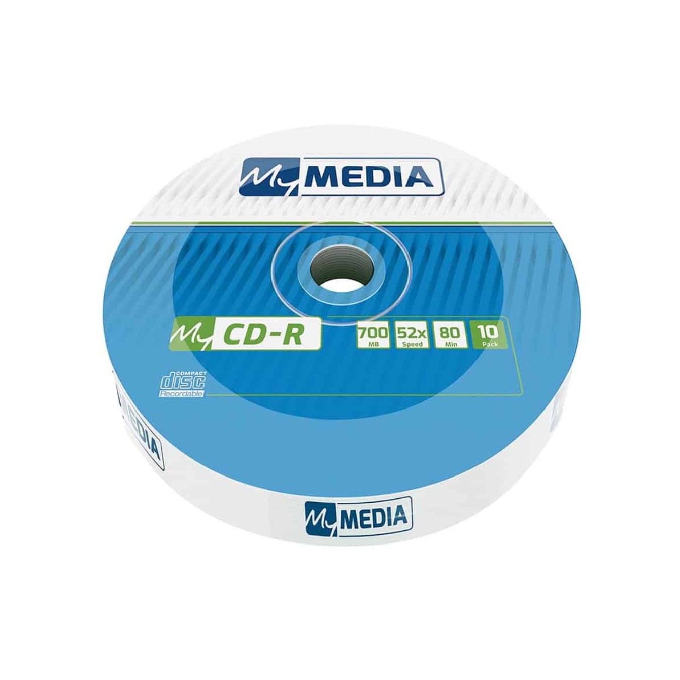 MyMedia 69204 CD-R – 52X 700MB 10pk Wrap | Armenius Store