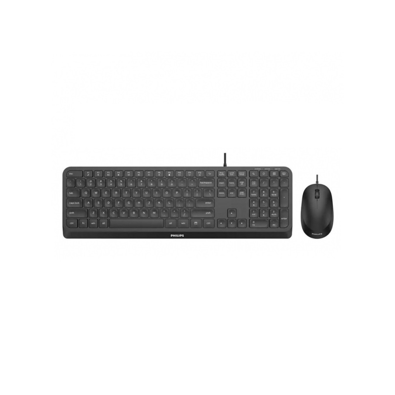 Philips SPT6207BL/00 2000 Series Wired Keyboard-Mouse Combo - USB 2.0 US Black | Armenius Store