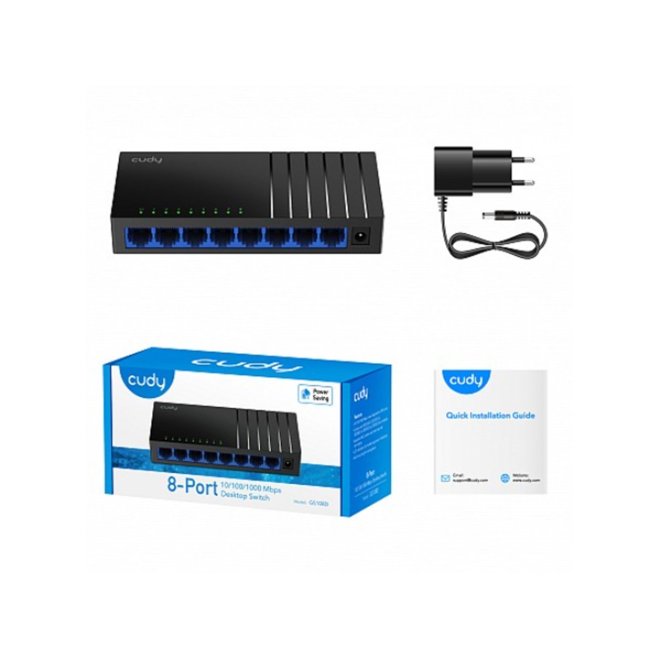 Cudy GS108D 8-Port Gigabit Ethernet Switch — Buy in Cyprus with Fast Delivery — Armenius Store Cyprus