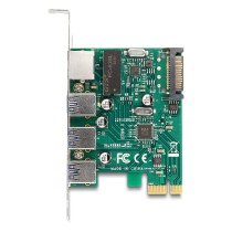 Buy PCI Express x1 Karte zu 3 x USB 5 Gbps Typ-A Buchse + 1 x Gigabit LAN in Cyprus, Nicosia, Limassol, Larnaka, Pafos