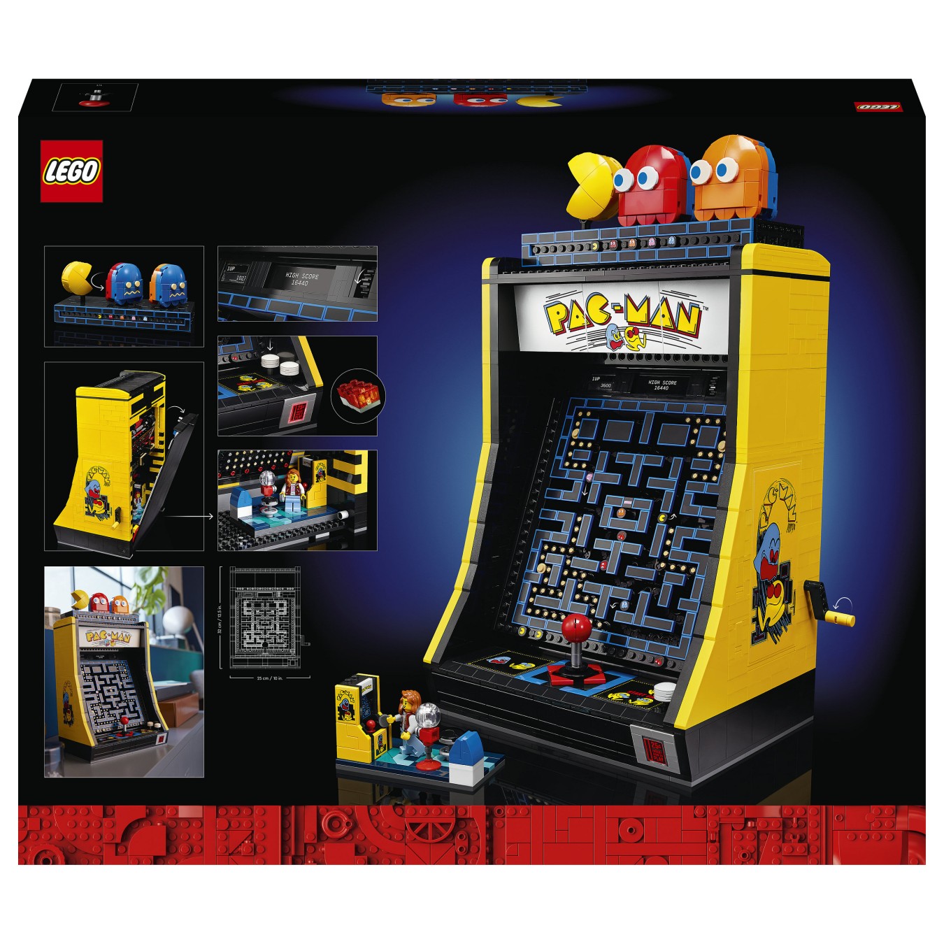Buy LEGO Icons PAC-MAN Spielautomat 10323 in Cyprus, Nicosia, Limassol, Larnaka, Pafos