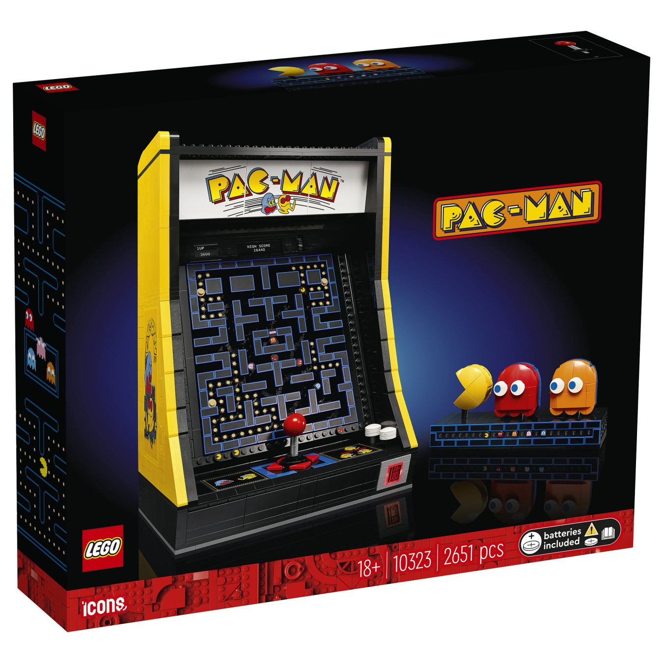 Buy LEGO Icons PAC-MAN Spielautomat 10323 in Cyprus, Nicosia, Limassol, Larnaka, Pafos