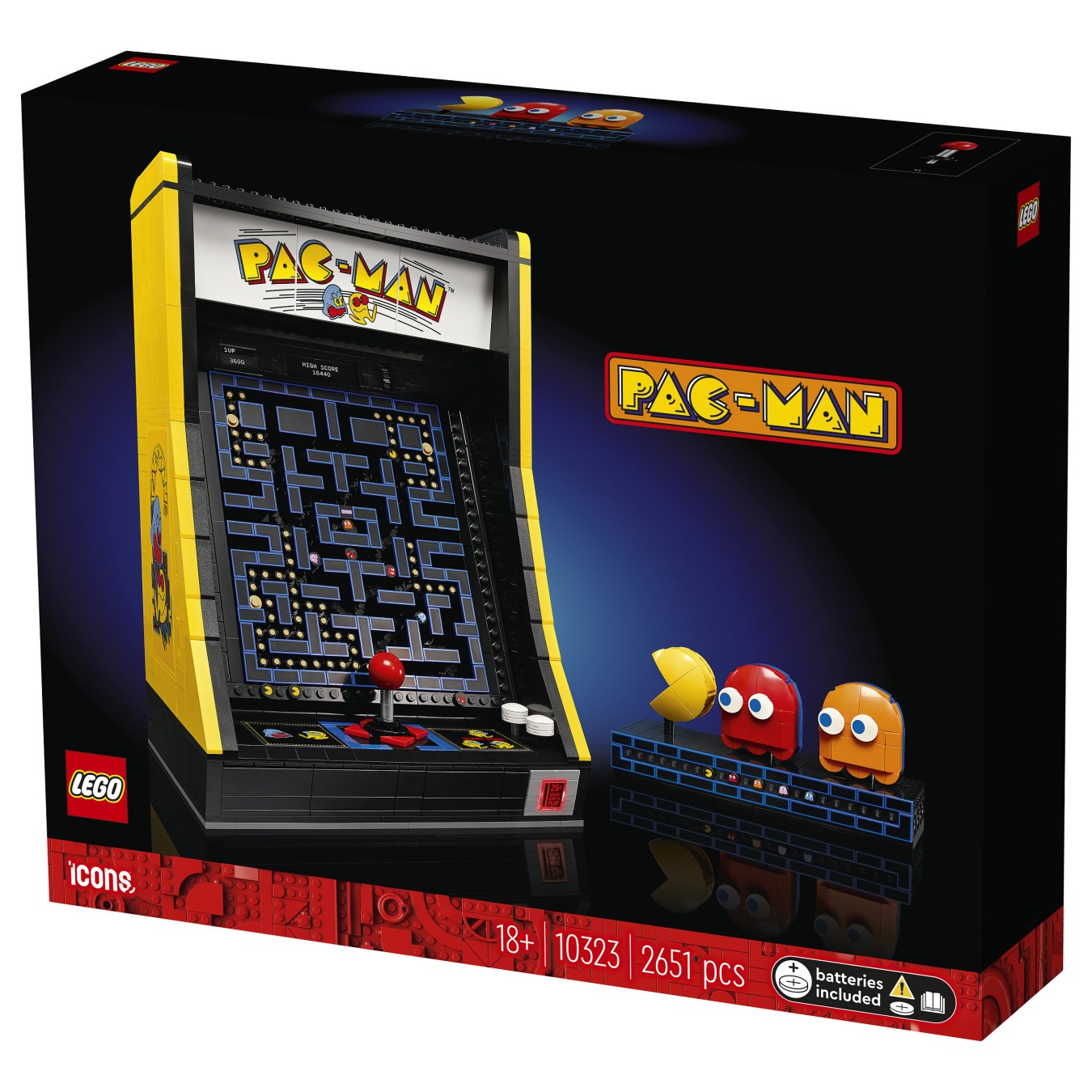 Buy LEGO Icons PAC-MAN Spielautomat 10323 in Cyprus, Nicosia, Limassol, Larnaka, Pafos