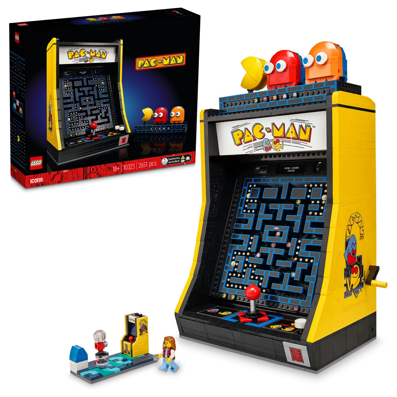 Buy LEGO Icons PAC-MAN Spielautomat 10323 in Cyprus, Nicosia, Limassol, Larnaka, Pafos
