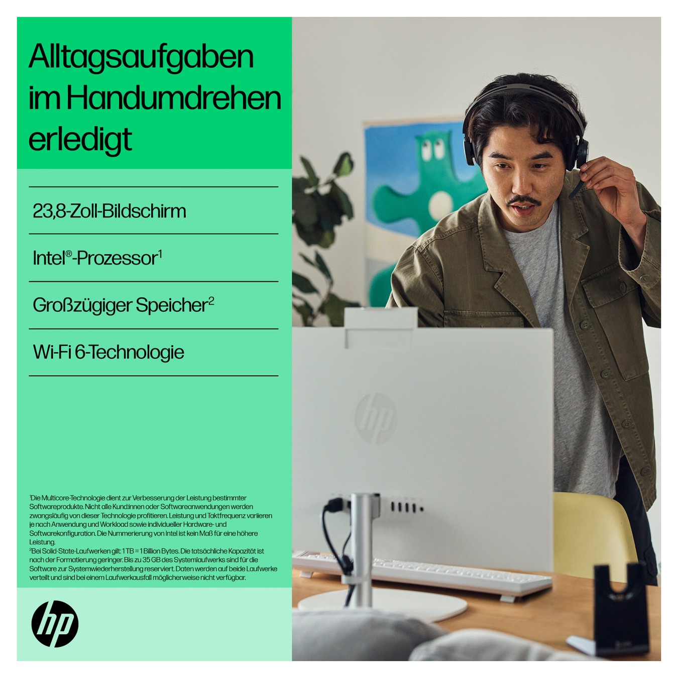 Buy AIO HP All-in-One Touch PC 24-cr0241ng 23,8 i3 N300 8GB 512SSD W11 Home in Cyprus, Nicosia, Limassol, Larnaka, Pafos