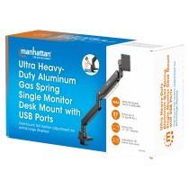 Buy MANHATTAN Tischhalterung 1 Monitor 17-57' 27kg mit USB Ports in Cyprus, Nicosia, Limassol, Larnaka, Pafos