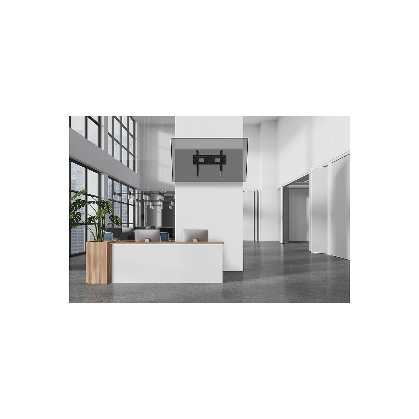 Buy Neomounts LEVEL-750 - Befestigungskit - für TV - schwerlast - verriegelbar - Stahl - Schwarz - Bildschirmgröße: 107-2... in 