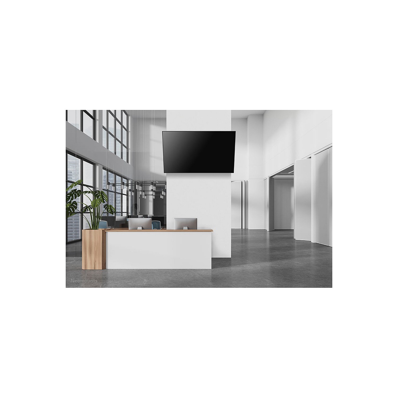 Buy Neomounts LEVEL-750 - Befestigungskit - für TV - schwerlast - verriegelbar - Stahl - Schwarz - Bildschirmgröße: 107-2... in 