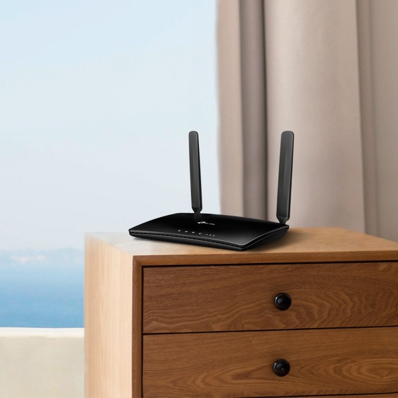 Buy TP-Link MR6400 - 300Mbps 4G LTE Router - Single-band 2.4GHz, 4x LAN, Black in Cyprus, Nicosia, Limassol, Larnaka, Pafos