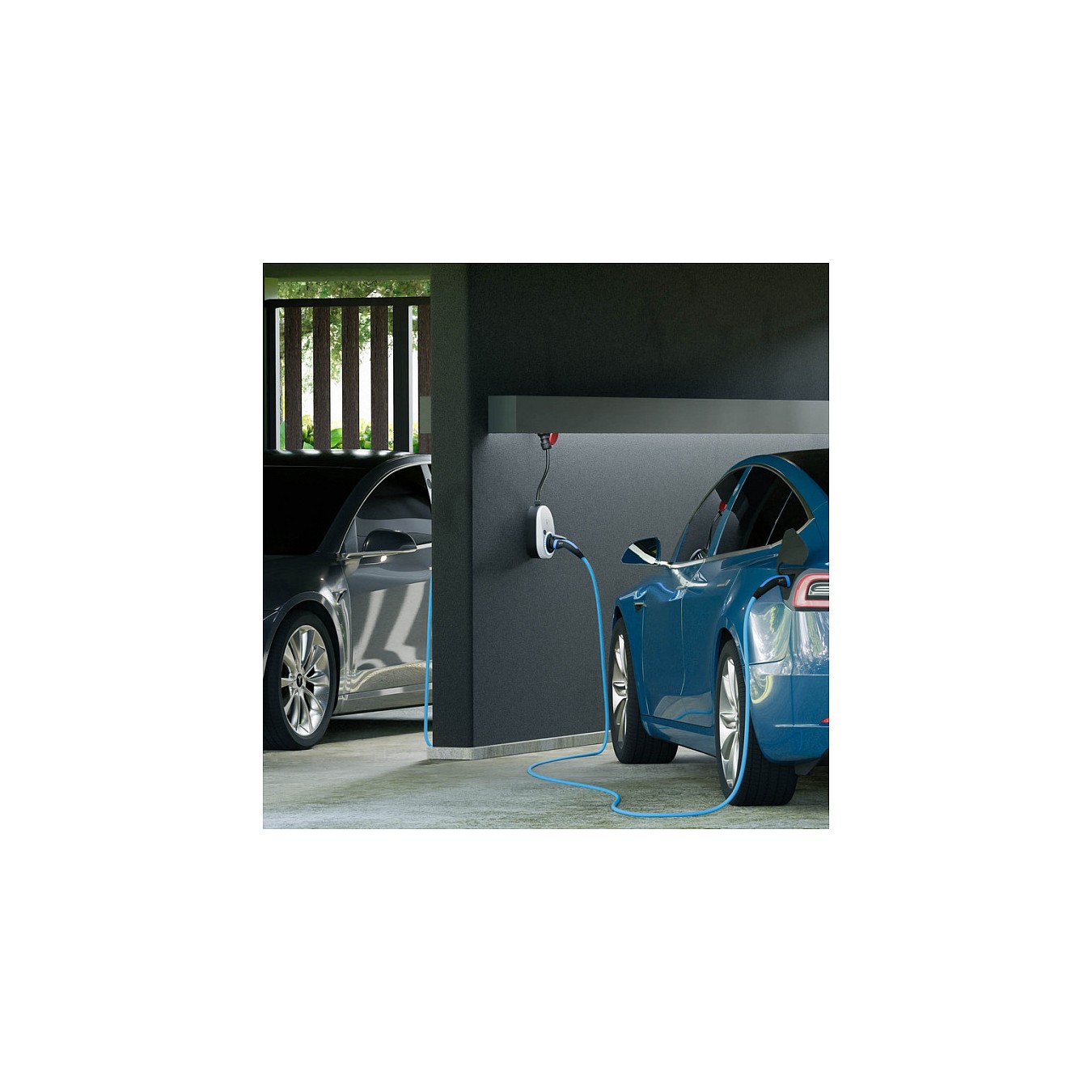 Buy go-e Charger Gemini flex, 22 kW (32A 3-phasig) (wei schwarz, mobile Ladestation) in Cyprus, Nicosia, Limassol, Larnaka, Pafo