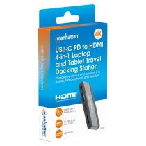 Buy MANHATTAN USB-C PD auf HDMI 4-in-1 Mobile Dockingstation in Cyprus, Nicosia, Limassol, Larnaka, Pafos