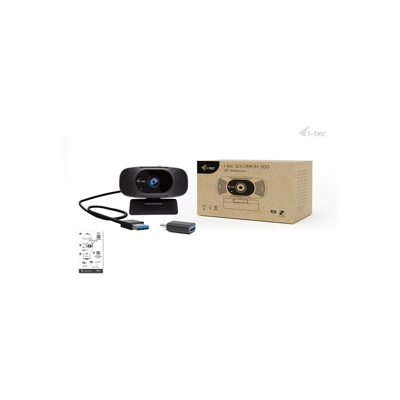 Buy I-TEC SOLOMON 300 4K Webcam in Cyprus, Nicosia, Limassol, Larnaka, Pafos