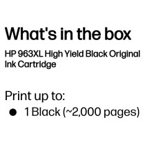 Buy HP 963XL - Hohe Ergiebigkeit - Schwarz - Original - Tintenpatrone in Cyprus, Nicosia, Limassol, Larnaka, Pafos