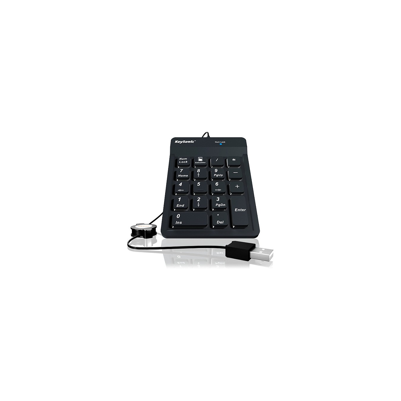 Buy KeySonic TAS ACK-118BK Corded Nummernblock Silikon IP64 sw in Cyprus, Nicosia, Limassol, Larnaka, Pafos
