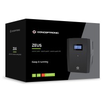 Buy CONCEPTRONIC USV 1200VA 720W 4xUK HID USB RJ45in Out AVR sw in Cyprus, Nicosia, Limassol, Larnaka, Pafos