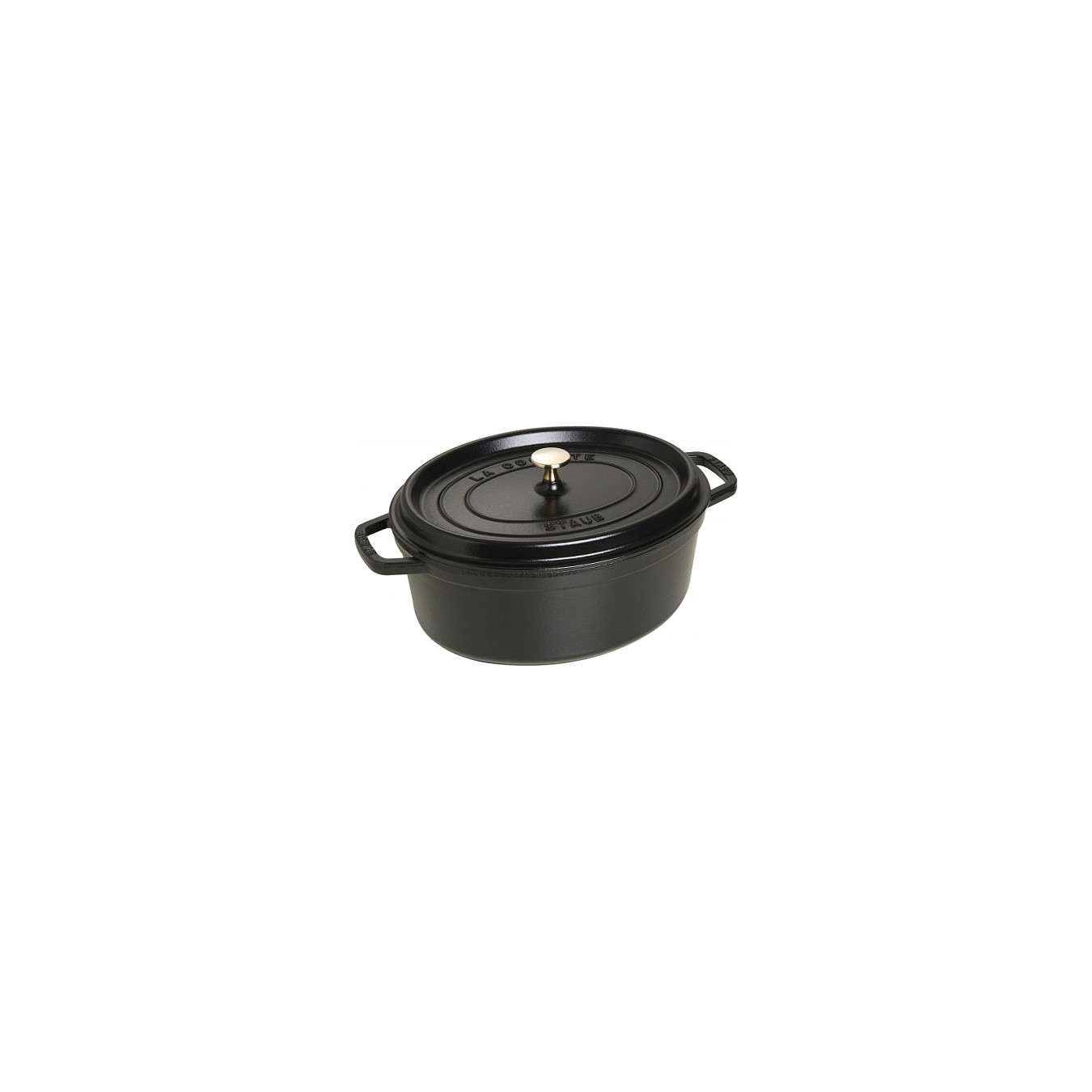 Buy Staub La Cocotte 31cm oval. schwarz. Gusseisen in Cyprus, Nicosia, Limassol, Larnaka, Pafos