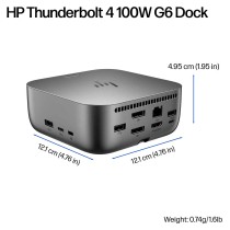 Buy D HP Thunderbolt 4 100W G6 Dock TBT4 HDMI RJ-45 2xUSB-C 2xDP 3xUSB UK Plug in Cyprus, Nicosia, Limassol, Larnaka, Pafos