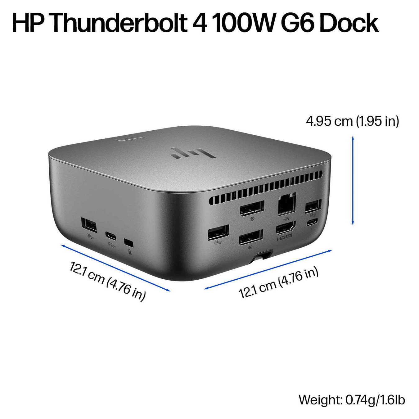 Buy D HP Thunderbolt 4 100W G6 Dock TBT4 HDMI RJ-45 2xUSB-C 2xDP 3xUSB UK Plug in Cyprus, Nicosia, Limassol, Larnaka, Pafos