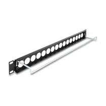 Buy Delock 19? D-Typ Patchpanel mit Entlastungsschiene 16 Port 1 HE schwarz in Cyprus, Nicosia, Limassol, Larnaka, Pafos