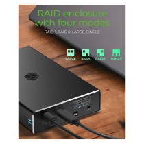 Buy ICY-BOX IB-RD2253-C31 RAID Gehäuse fr 2x HDD SSD in Cyprus, Nicosia, Limassol, Larnaka, Pafos