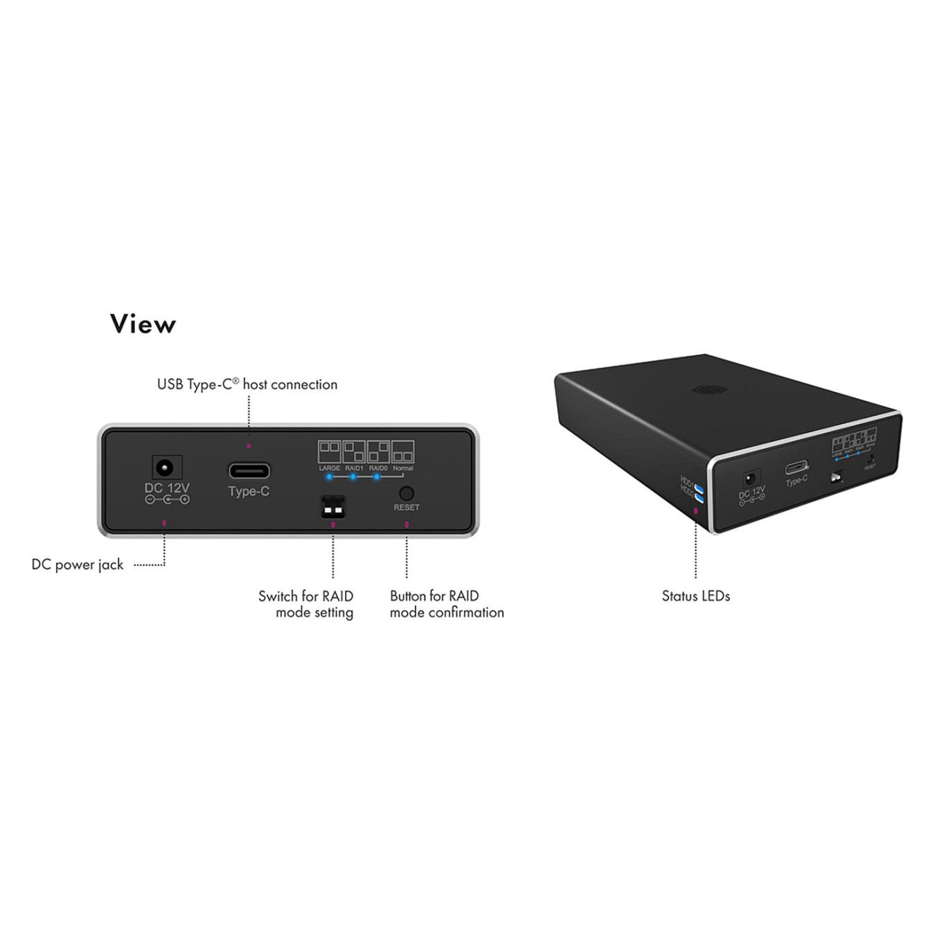 Buy ICY-BOX IB-RD2253-C31 RAID Gehäuse fr 2x HDD SSD in Cyprus, Nicosia, Limassol, Larnaka, Pafos