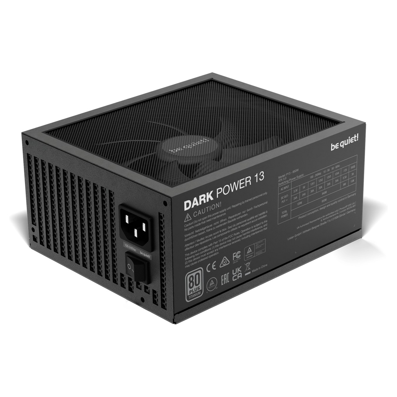 Buy 850W be quiet! DARK POWER 13 in Cyprus, Nicosia, Limassol, Larnaka, Pafos