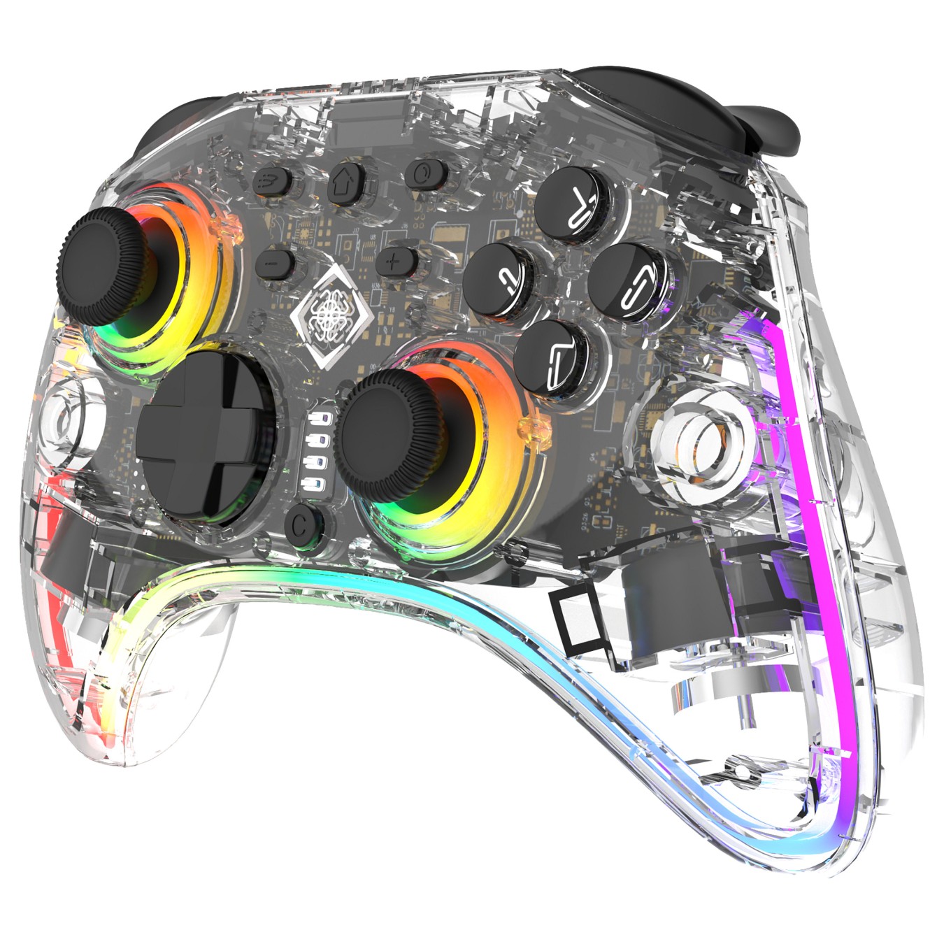 Buy Deltaco Controller 2 C Taste RGB Wireless transparent Switch in Cyprus, Nicosia, Limassol, Larnaka, Pafos