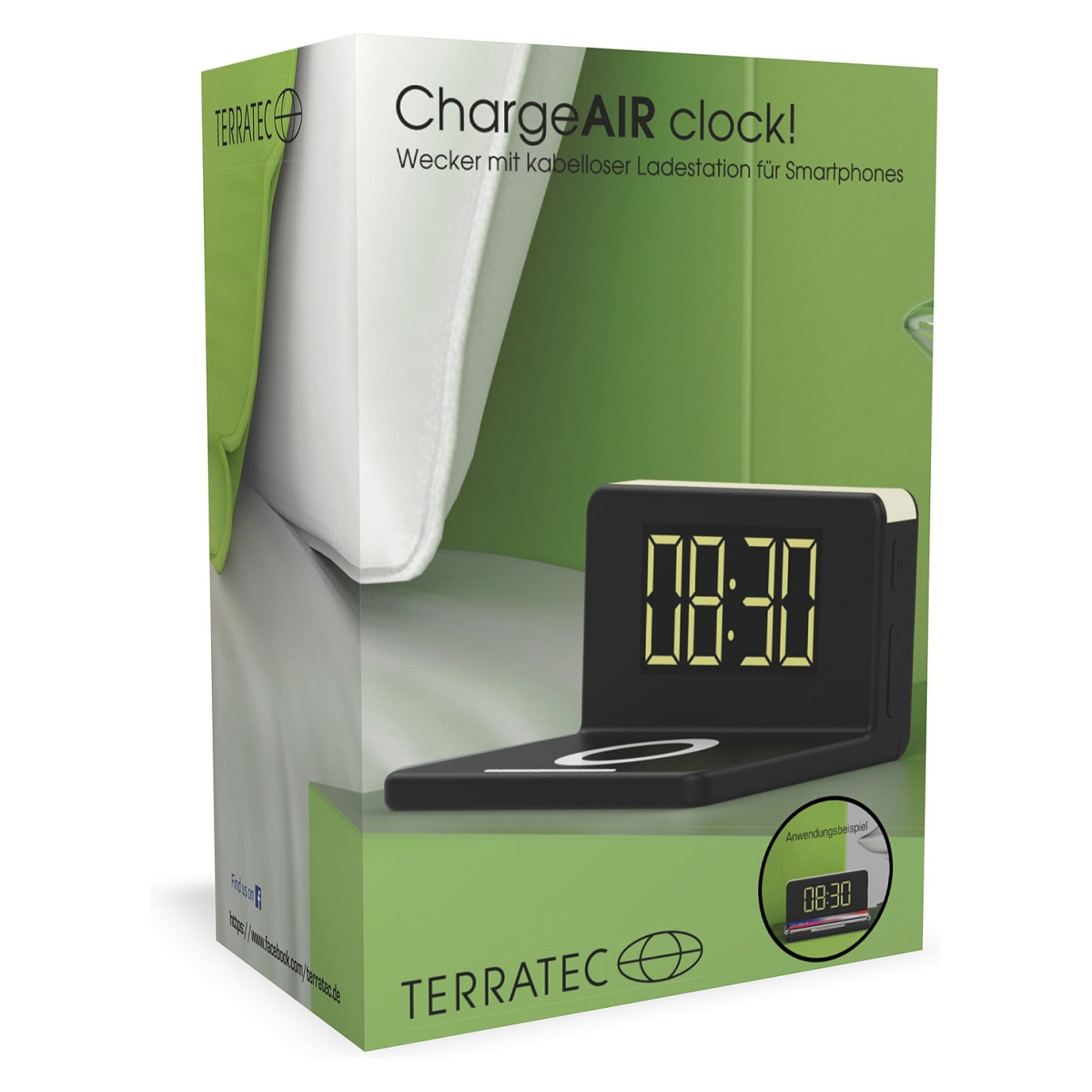 Buy TerraTec ChargeAir clock! - Induktive Ladematte - 10 Watt (USB) in Cyprus, Nicosia, Limassol, Larnaka, Pafos