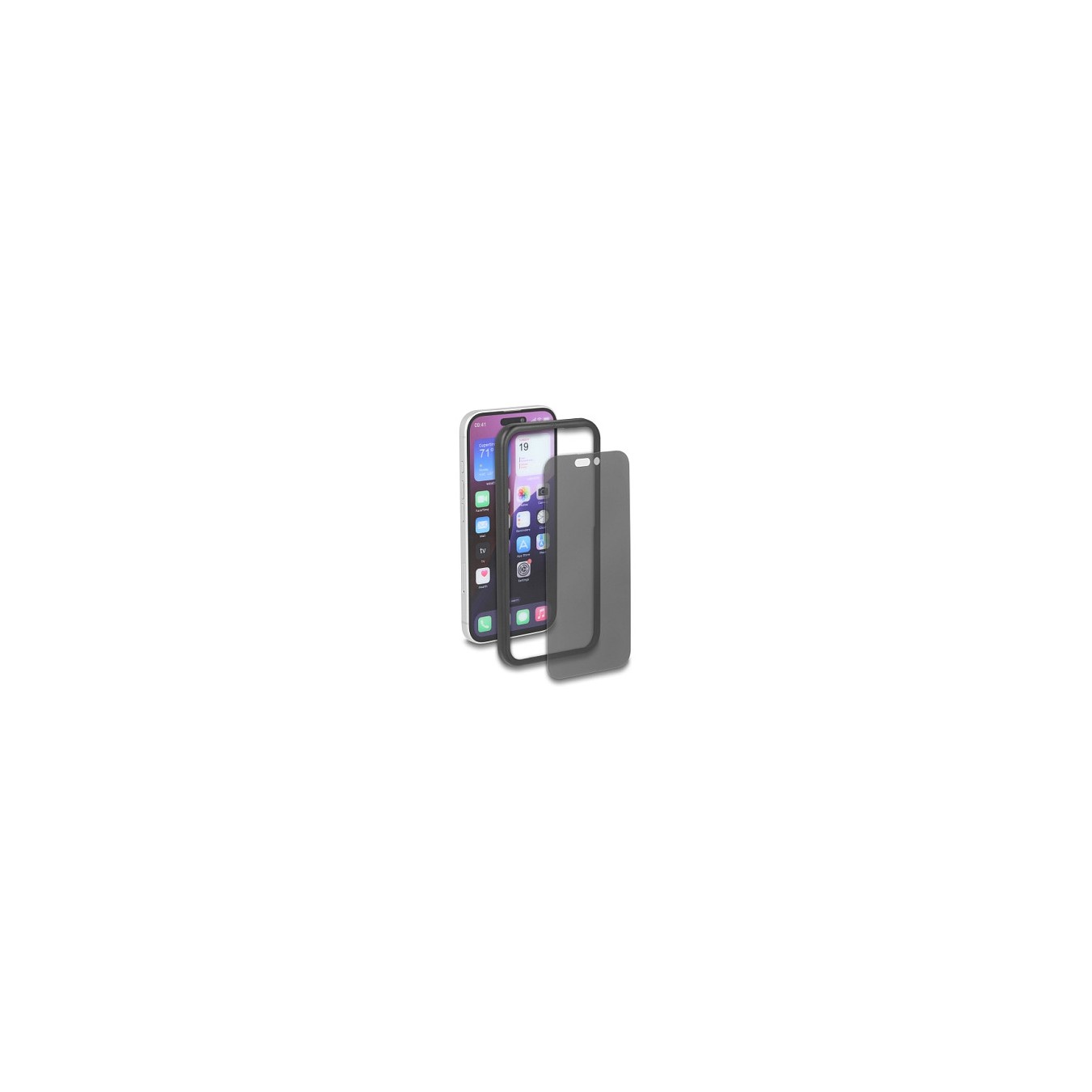 Buy Schutzfolie für iPhone 17 mit Sichtschutz aus gehärtetem Glas Anti Spy 4 Wege Blickschutz mit Installationshilfe in Cyprus, 
