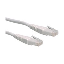 Buy ROLINE Patchkabel Kat.6 Class E UTP weiss 1m in Cyprus, Nicosia, Limassol, Larnaka, Pafos