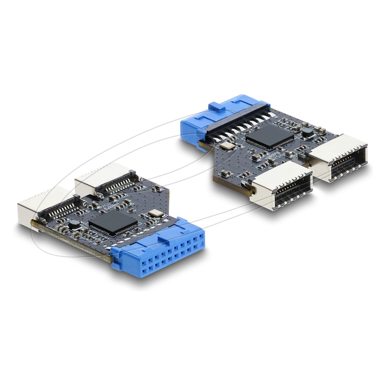 Buy USB 5 Gbps Hub 20 Pin Pfostenbuchse zu 2 x USB 5 Gbps Typ-E Key A Buchse in Cyprus, Nicosia, Limassol, Larnaka, Pafos