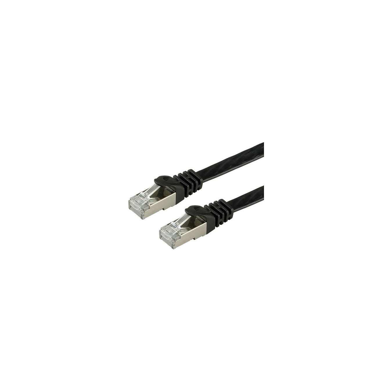 Buy VALUE Patchkabel Kat.6 Class E FTP extra-flach schwarz 0,5m in Cyprus, Nicosia, Limassol, Larnaka, Pafos