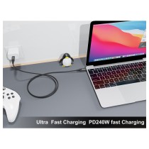 Buy Equip Kabel USB-C4.0- to C Slim PD240W St St 1.20m schwarz in Cyprus, Nicosia, Limassol, Larnaka, Pafos