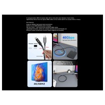 Buy Equip Kabel USB-C4.0- to C Slim PD240W St St 1.20m schwarz in Cyprus, Nicosia, Limassol, Larnaka, Pafos
