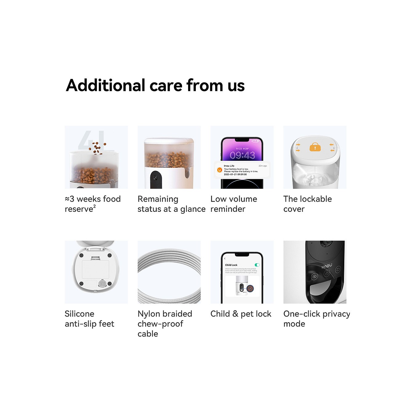 Buy IMOU PF1 4L Video Pet Feeder in Cyprus, Nicosia, Limassol, Larnaka, Pafos