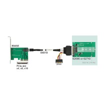 Buy Konverter U.2 SFF-8639 to M.2 NVMe Key M in Cyprus, Nicosia, Limassol, Larnaka, Pafos