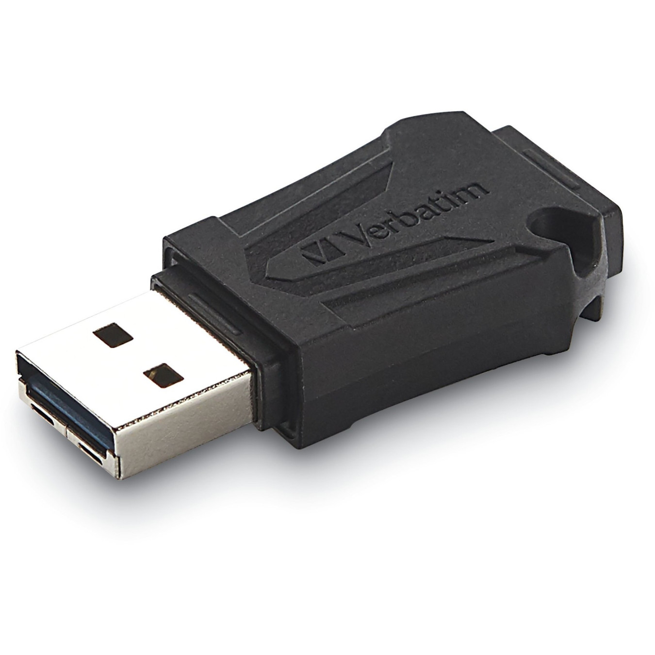 Verbatim ToughMAX USB 2.0 Flash Drive - 16GB - Black, Protective Cap with Key Ring — Buy in Cyprus with Fast Delivery