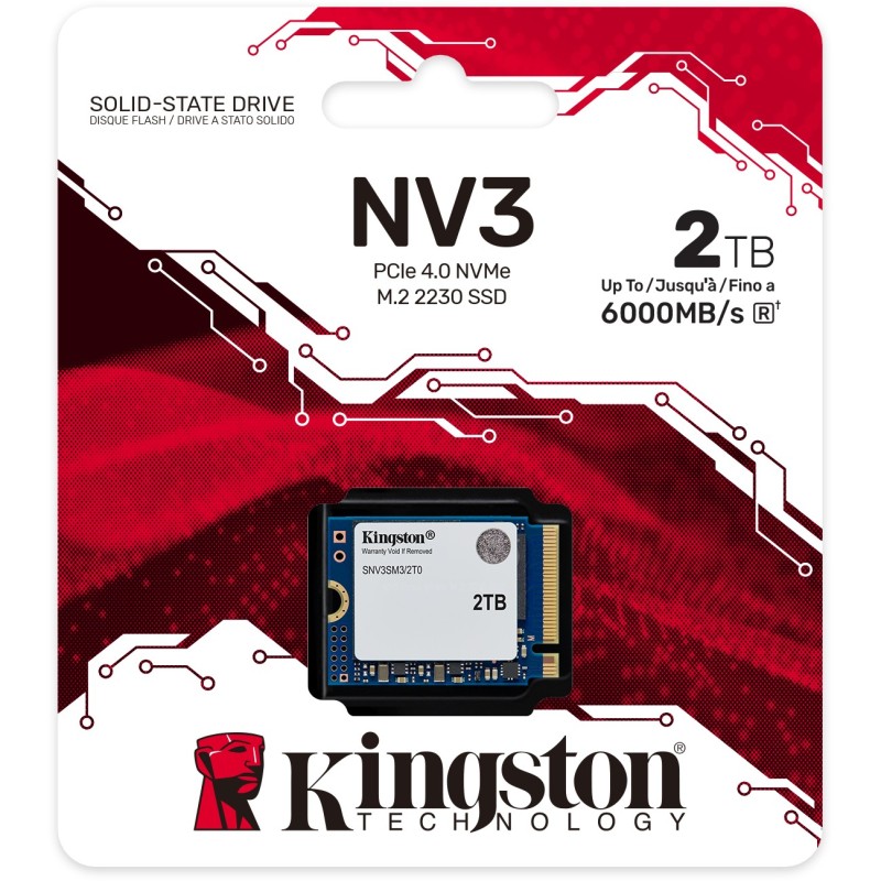 Buy Kingston NV3 - 2000G - 2TB M.2 2230 PCIe 4.0 NVMe SSD, up to 6000MB/s read in Cyprus, Nicosia, Limassol, Larnaka, Pafos