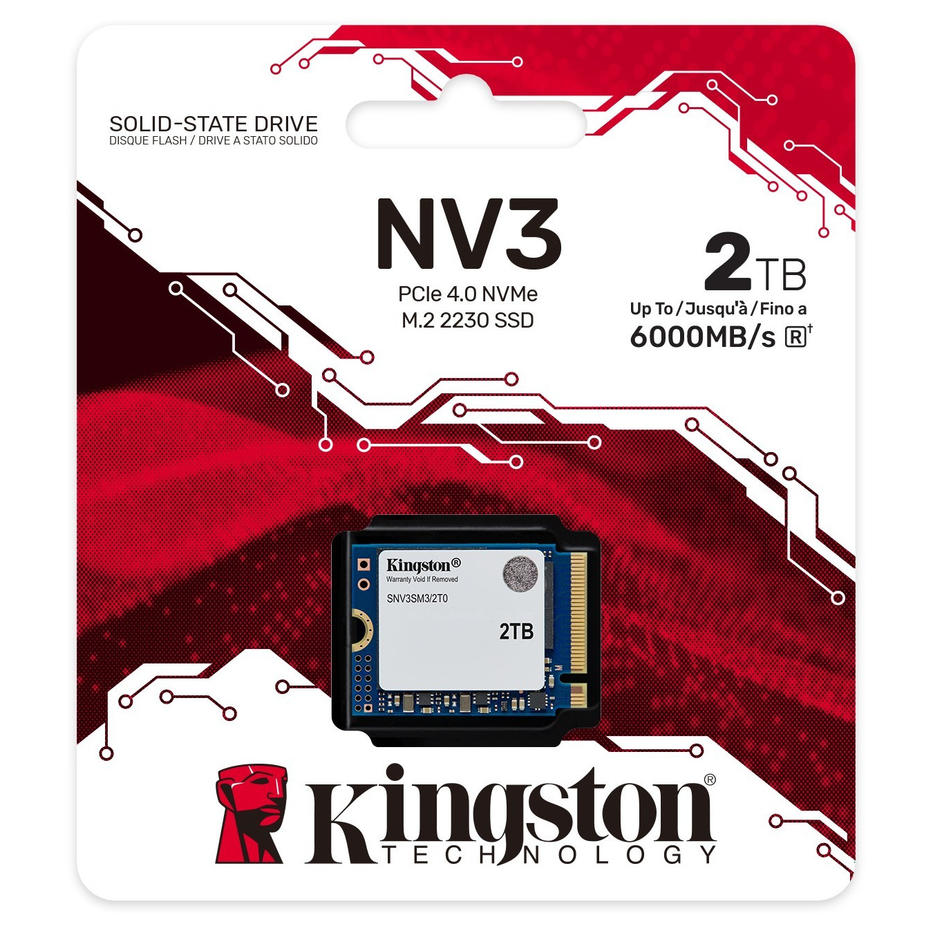 Kingston NV3 - 2000G - 2TB M.2 2230 PCIe 4.0 NVMe SSD, up to 6000MB/s read — Buy in Cyprus with Fast Delivery