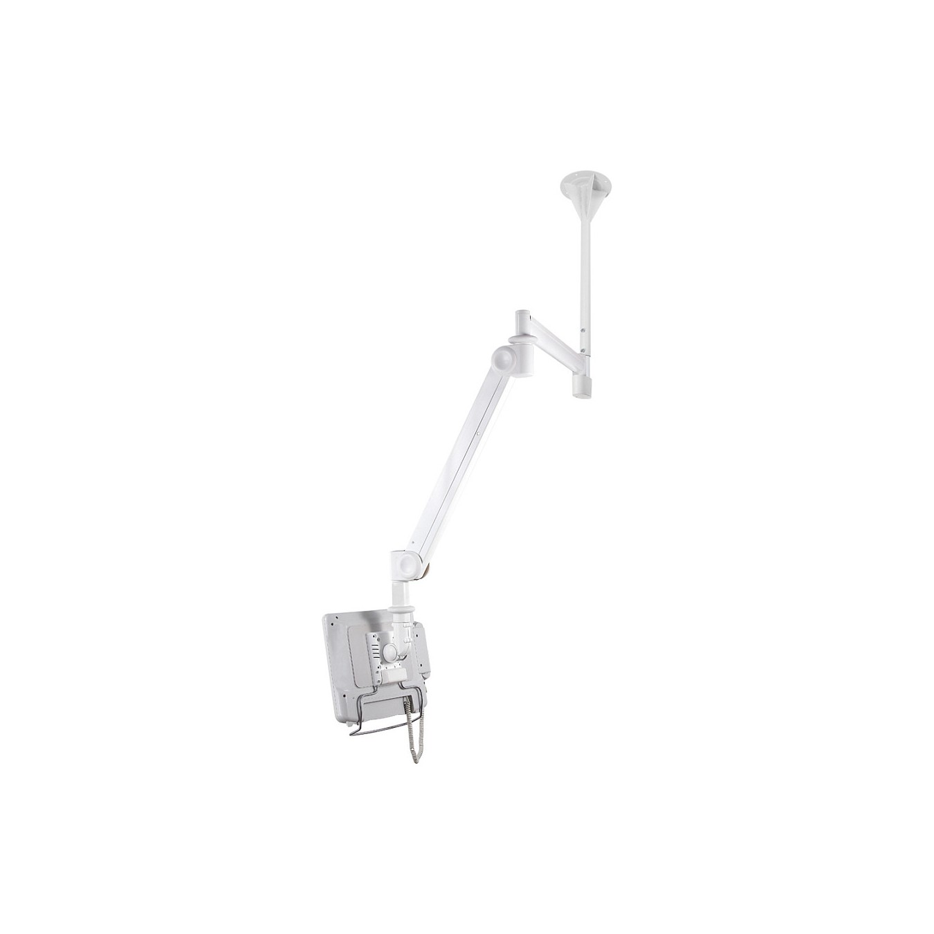 Buy NEOMOUNTS FPMA-HAC100H Medical LCD Ceiling Mount 25,4-81,28cm 10-32Zoll kipp- schwenkbar pivot VESA 75x75 100x100 12k... in 