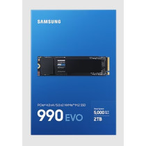 Samsung 990 EVO M.2 2280 NVMe SSD - 2TB - PCIe Gen4 x4, 5000 MB/s Read, V-NAND TLC, Retail — Buy in Cyprus with Fast Delivery